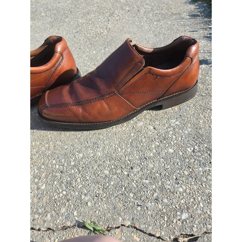 Johnston & Murphy Flex System Brown Leather Men's Loafers Size 11